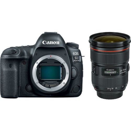 Canon 5D Mark IV 24-70mm f2.8L II Lens DSLR Fotoğraf Makinesi